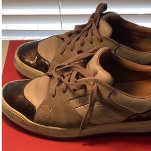 Bally men’s  sneakers brown/tan and suede/leather